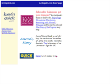 Tablet Screenshot of kevinquick.com